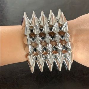 Chunky spike bracelet